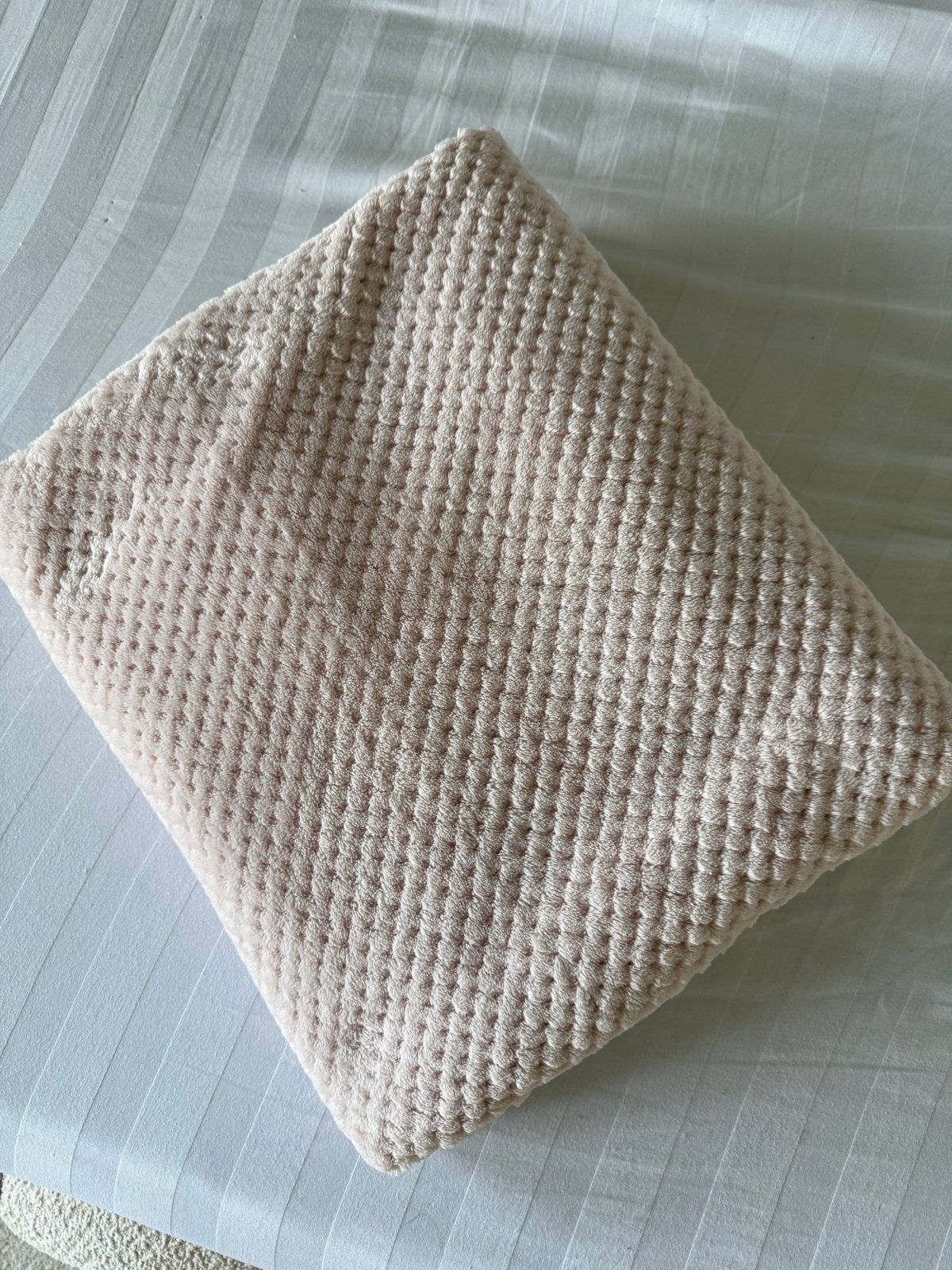 Lichtroze Plaid H&M Home, Roze, Ophalen of Verzenden, Zo goed als nieuw, Polyester