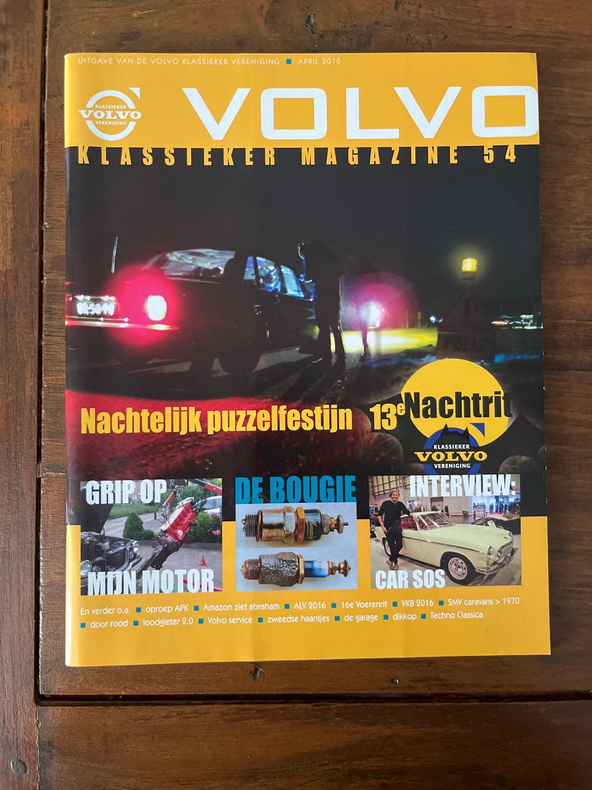 Volvo Klassieker Magazine 54 - April 2016, Ophalen of Verzenden, Zo goed als nieuw, Volvo