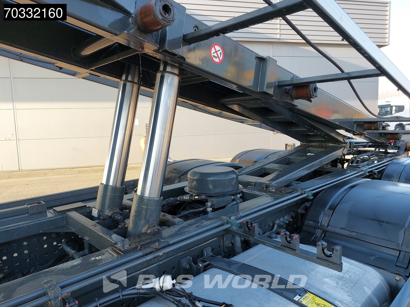 Mercedes Actros L 2848 6X2 HTS 30 tons cable system Lift-Axl, Auto's, Automaat, Achterwielaandrijving, Euro 6, Bedrijf
