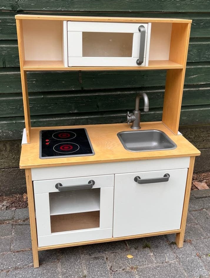 Ikea Duktig speelkeuken met veel extra’s!, Ophalen, Gebruikt, Hout, Speelkeuken