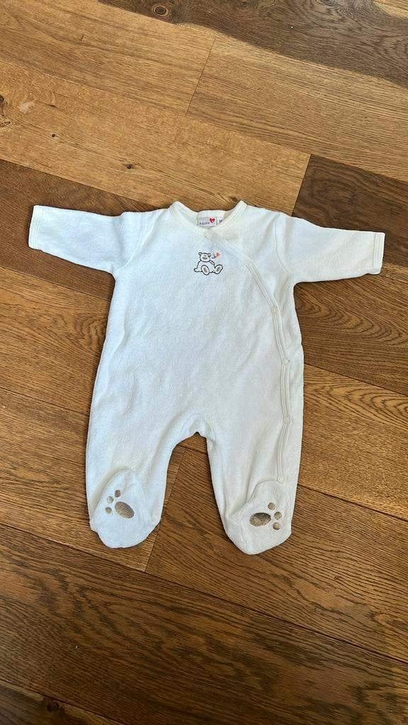Prenatal badstofkatoenen boxpakje met voetje - beertje 56, Ophalen of Verzenden, Zo goed als nieuw, Jongetje of Meisje, Pakje