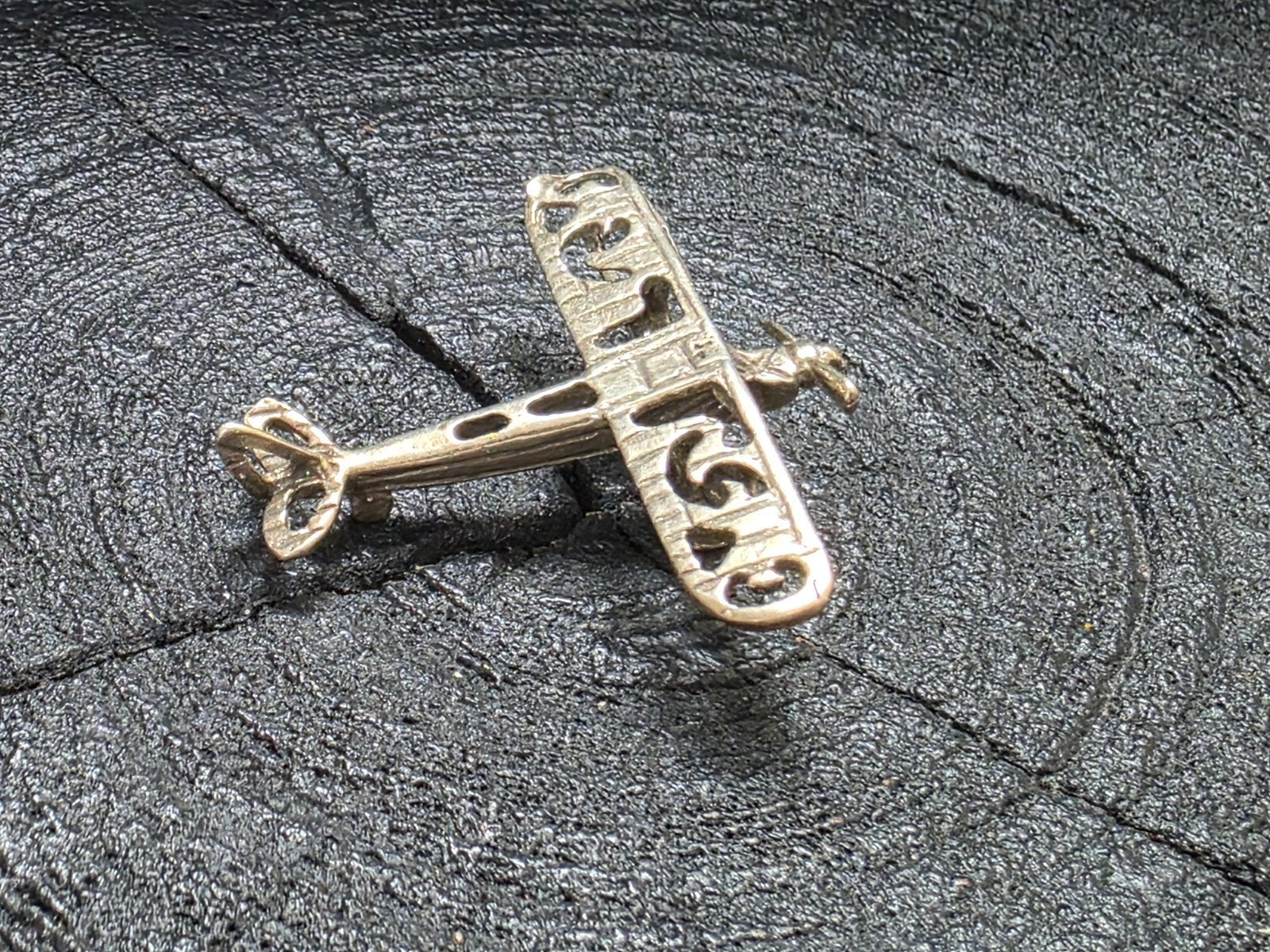 Zilveren Miniatuur Vliegtuig, Verzenden, Zilver