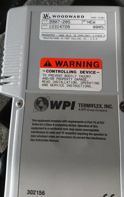Woodward 9907-205 Hand Programmeerder, Ophalen of Verzenden, Zo goed als nieuw