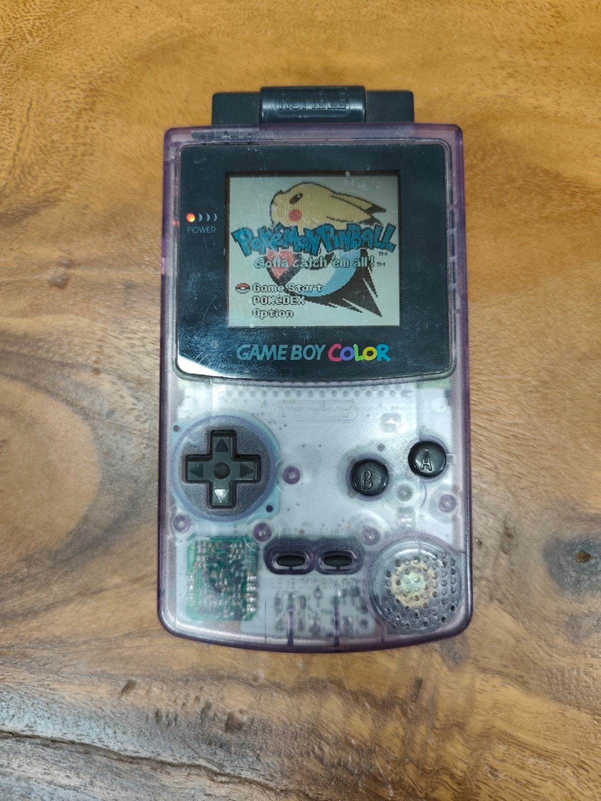 Game Boy Color – Atomic Purple (Transparant Paars), Spelcomputers en Games, Ophalen of Verzenden, Gebruikt, Game Boy Color
