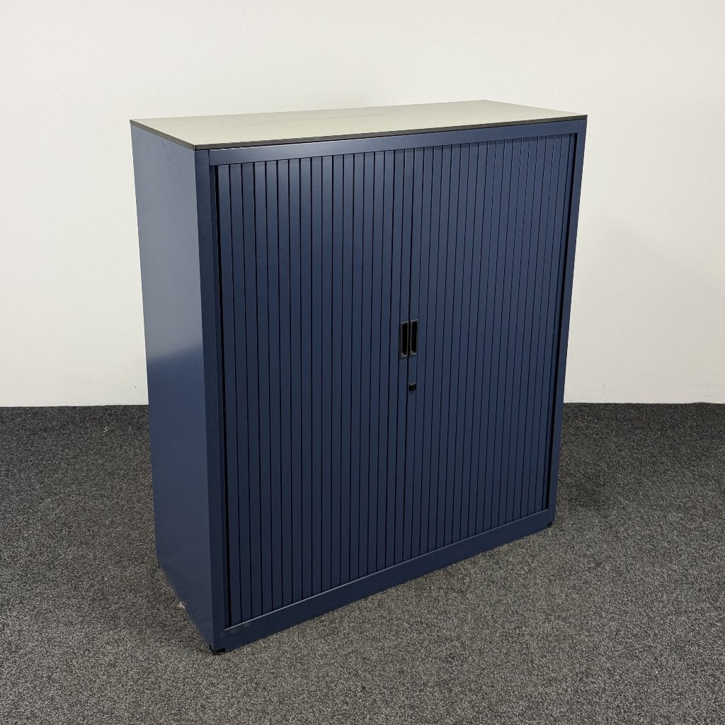 Aspa Archiefkast - Blauw | 137 x 120 x 47 cm 26325, Huis en Inrichting, Kasten | Ladekasten, Ophalen, Gebruikt, 100 tot 150 cm