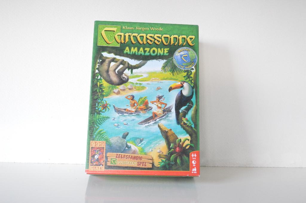 Carcassonne Amazone 999 games, Vijf spelers of meer, Ophalen of Verzenden, Zo goed als nieuw, 999 games.