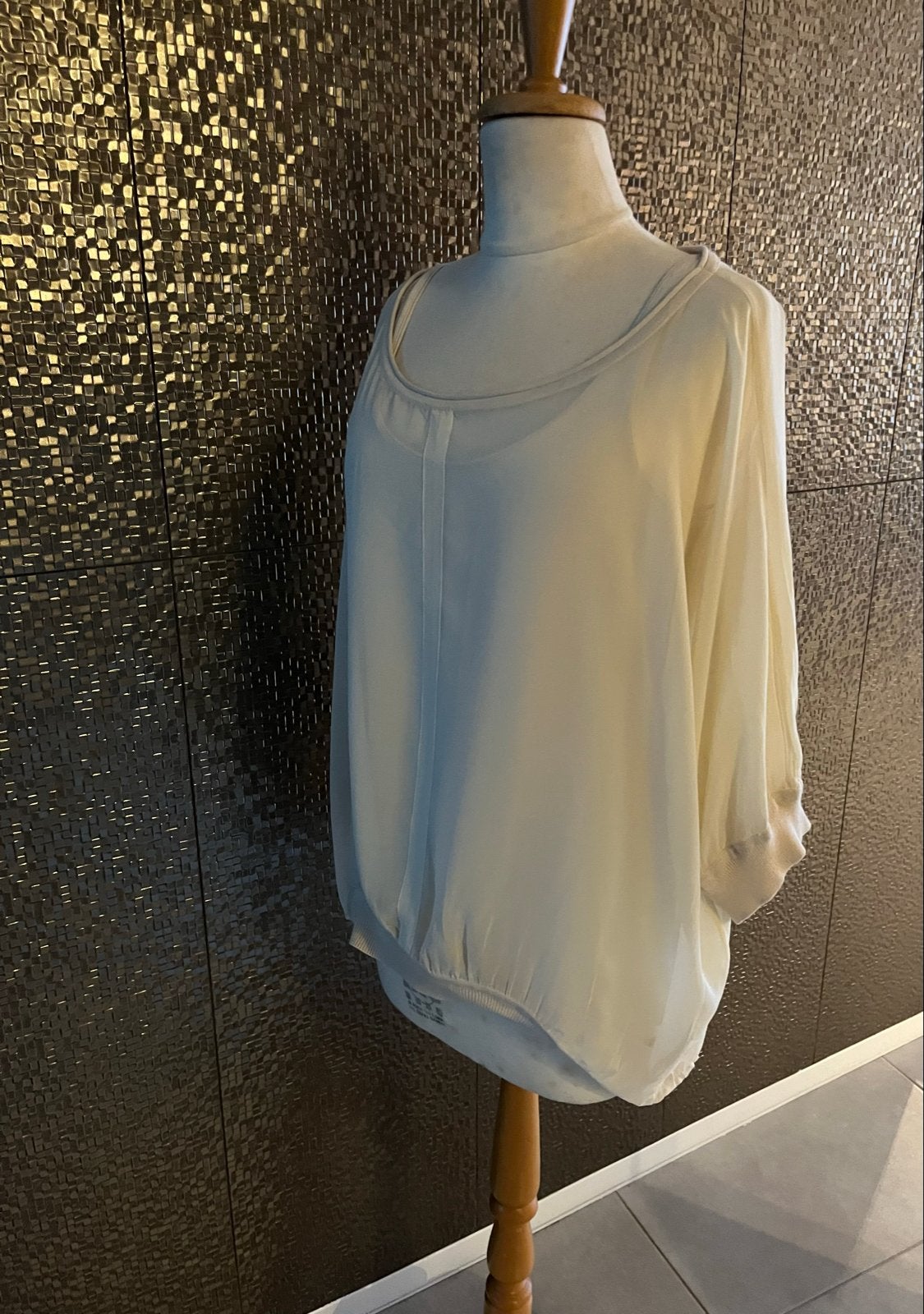 Stills Zijde Blouse met Top Maat 42, Kleding | Dames, Blouses en Tunieken, Verzenden, Zo goed als nieuw, Maat 42/44 (L), Beige