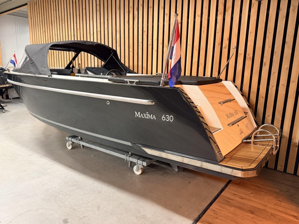 Mooie! MAXIMA 630 DELUXE '50PK HONDA' KOELKAST AUDIO OPTIES!, Watersport en Boten, 0 cm, 2 m, Maxima, Tender
