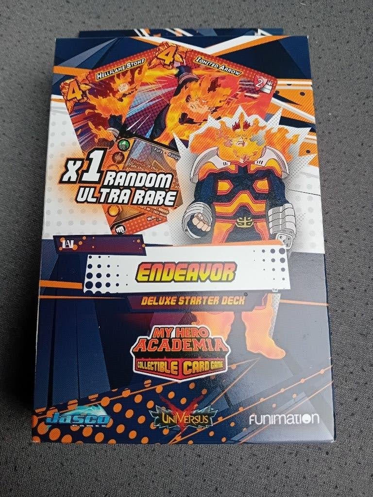 My Hero Academia Endeavor Deluxe Starter Deck NIEUW, Ophalen of Verzenden, Nieuw, Starterdeck, Foil