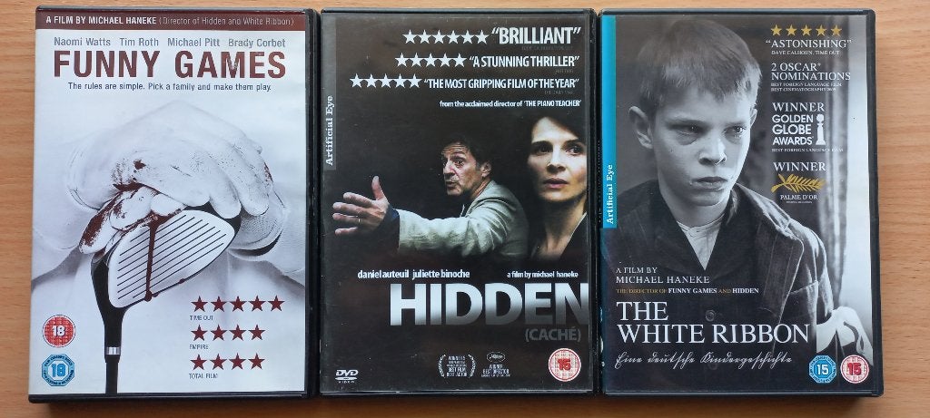 Funny games us, Cache, Das Weisse Band import Michael Haneke, Overige gebieden, Verzenden, Engels, Zo goed als nieuw