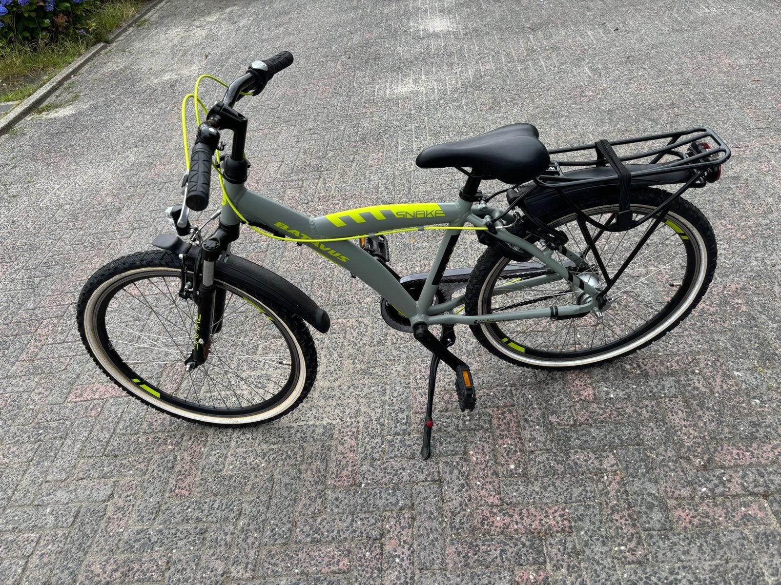Batavus Snake kinderfiets 20 inch, 3 versnellingen, Ophalen, Gebruikt, Velgrem, 16 tot 20 inch