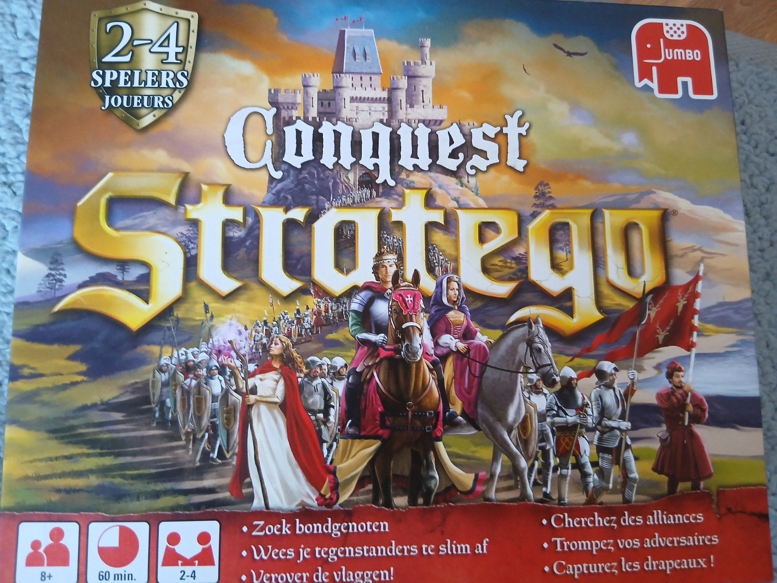 Stratego Conquest, een haast nieuwe variant op Stratego, Hobby en Vrije tijd, Gezelschapsspellen | Bordspellen, Een of twee spelers