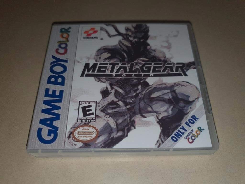 Metal Gear Solid Game Boy Color GBC Game Case, Spelcomputers en Games, Avontuur en Actie, Verzenden, 1 speler, Zo goed als nieuw
