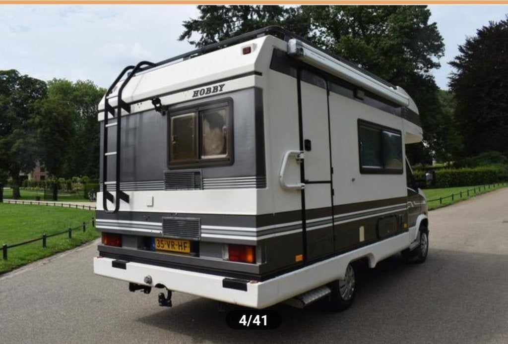 Hobby 550 AK camper 1992 APK 07-2027, Alkoof, Fiat, Treinzit, Particulier