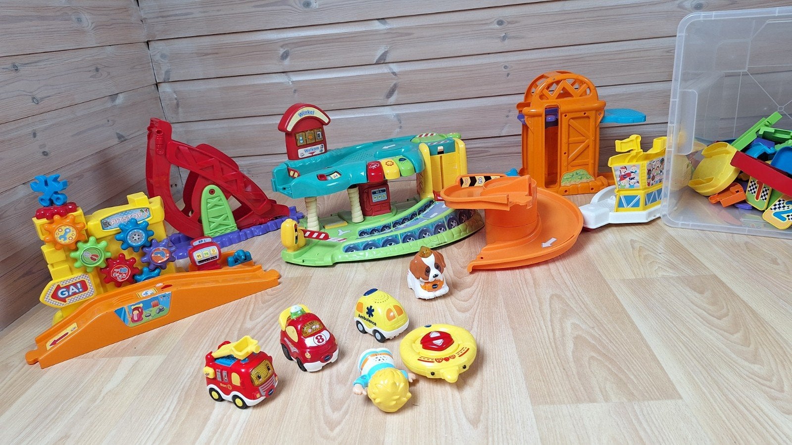 VTech Toet Toet Auto's en Zoef Zoef Dieren speelset, Ophalen, Gebruikt
