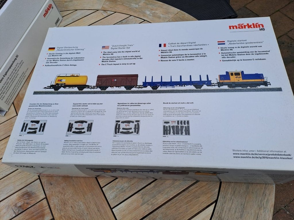 Marklin treinset 29023 met uitbreidinset 24802, Ophalen, Wisselstroom, Treinset, Märklin