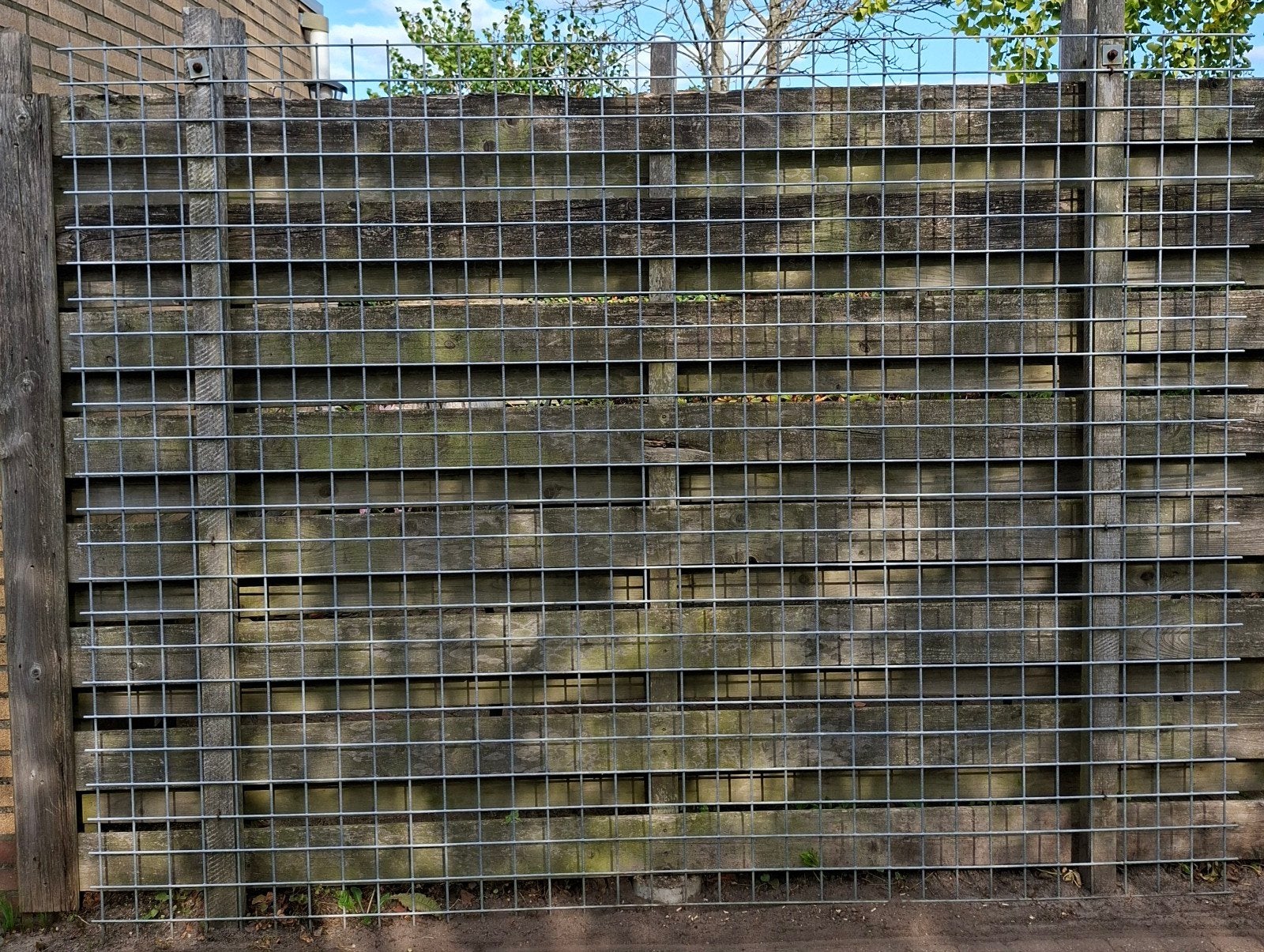 2x Verzinkt Betongaas / Bouwstaalmatten (1.88 x 2.50m), Ophalen, Staal, Zo goed als nieuw, 200 cm of meer
