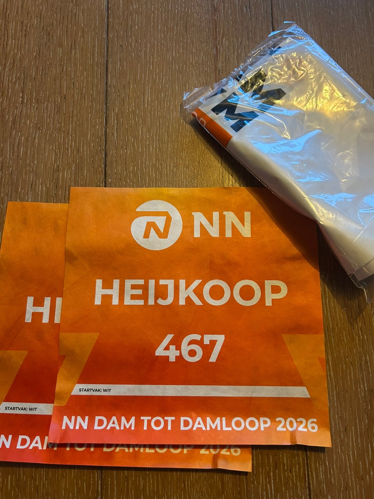 Startnummer Dam tot Dam 10EM wedstrijdvak, Ophalen of Verzenden, Zegels, Bonnen of Punten