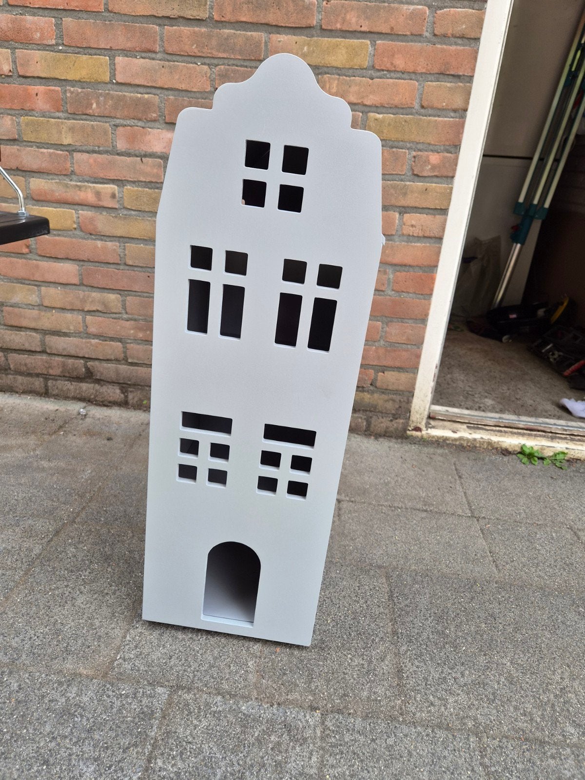 Leuke grijze poppenhuis kast, Kinderen en Baby's, Kinderkamer | Overige Meubels, Ophalen, Zo goed als nieuw, Kast