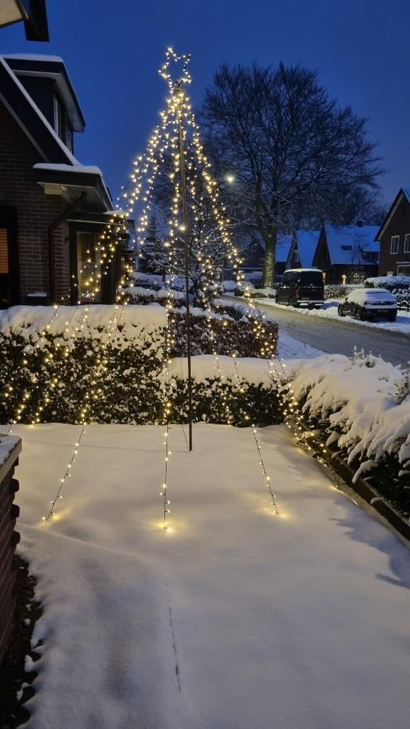 Mooie buiten lampjes kerstboom, Diversen, Kerst, Ophalen, Zo goed als nieuw