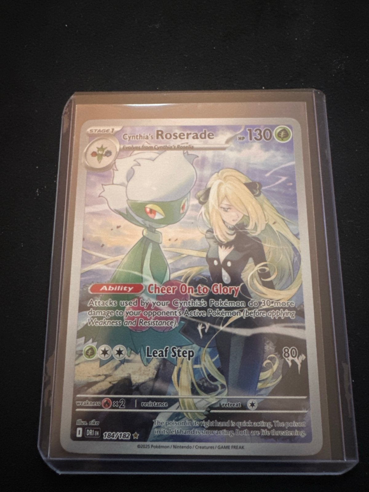 Cynthia's Roserade destined rivals, Ophalen of Verzenden, Zo goed als nieuw, Losse kaart