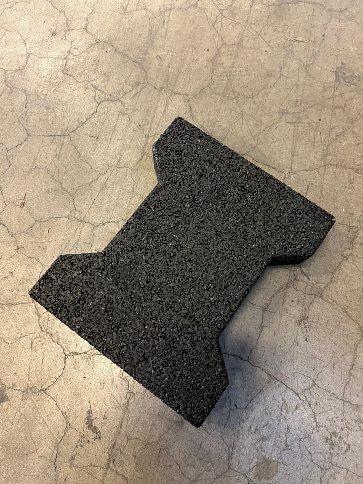 Rubber tegels H blok 280x, Ophalen, Overige typen, Rubber, Nieuw