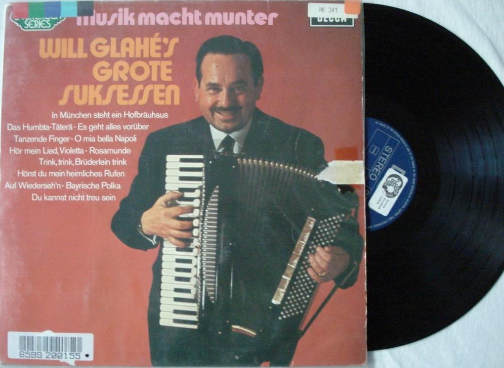 Wil Glahé - Will Glahé's grote suksessen, Ophalen of Verzenden, Gebruikt, 12 inch
