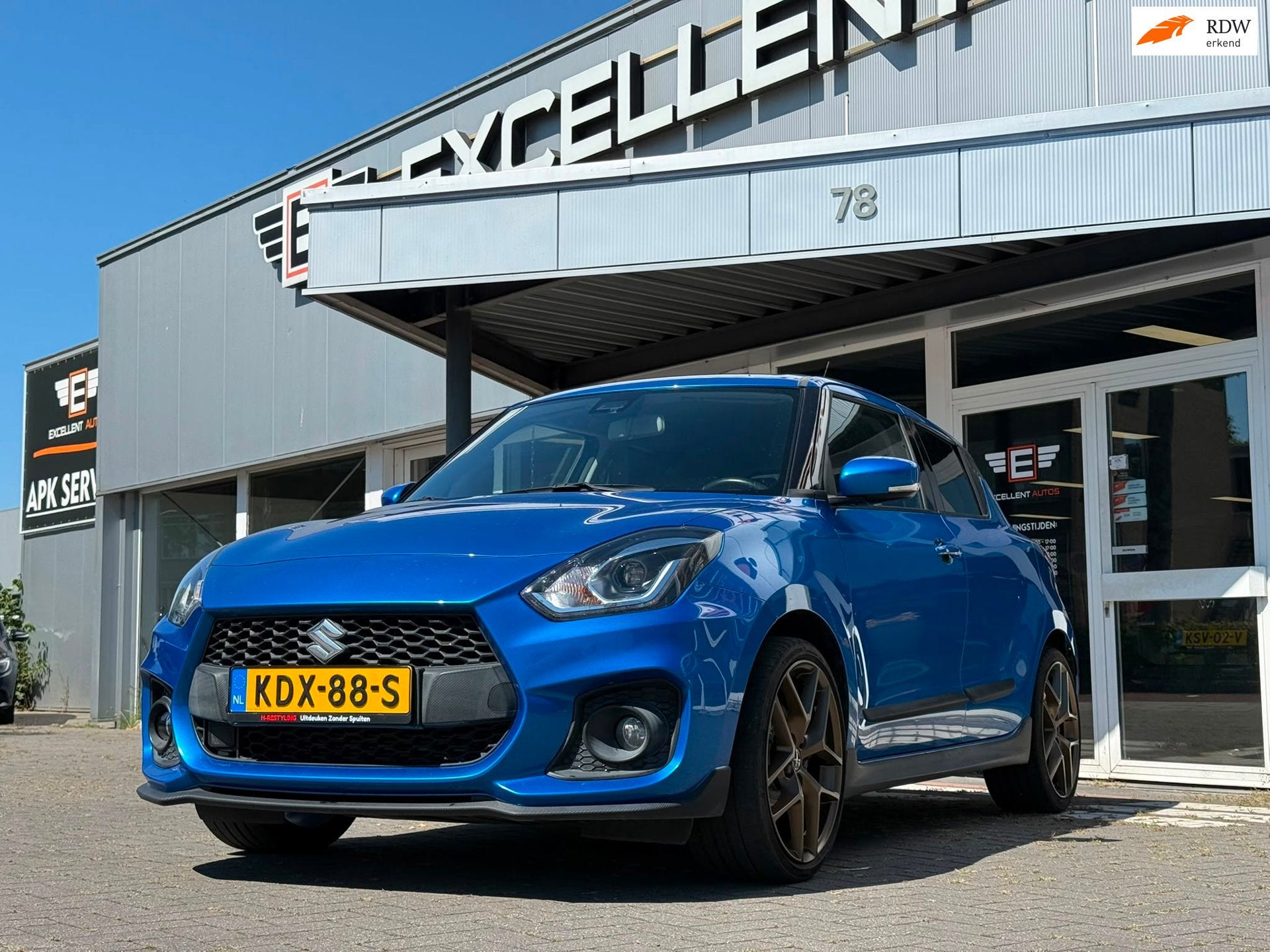 Suzuki SWIFT 1.4 Sport, Auto's, Suzuki, Stof, Gebruikt, 4 cilinders, Blauw