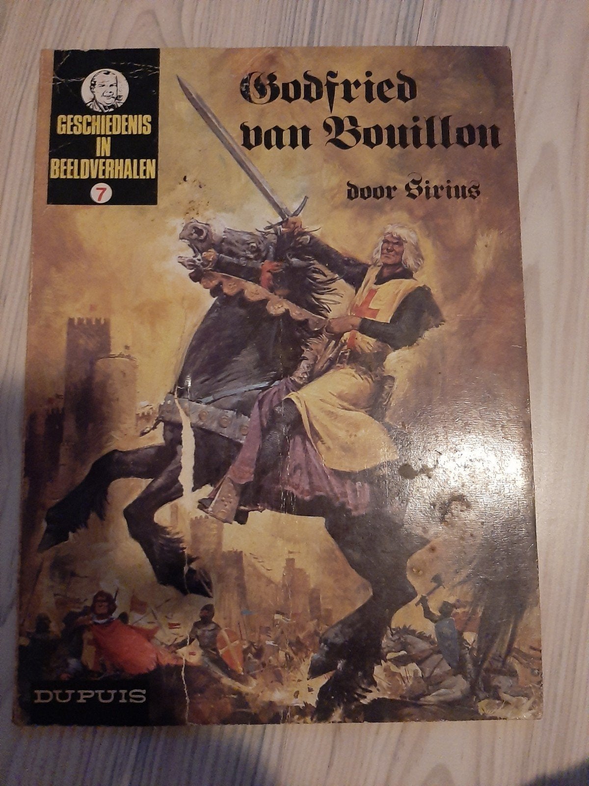 Godfried van Bouillon - Geschiedenis in Beeldverhalen, Eén stripboek, Ophalen of Verzenden, Gelezen, Sirius