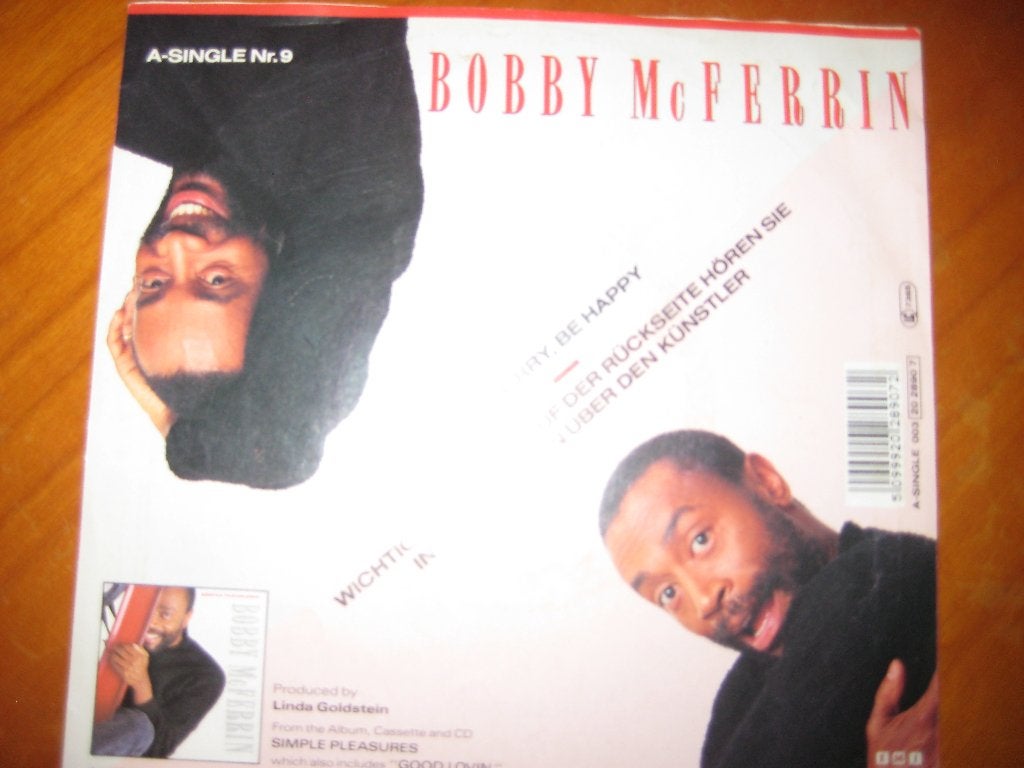 Bobby Mc Ferrin: Don`t worry be happy, Cd's en Dvd's, Vinyl Singles, Ophalen of Verzenden, Zo goed als nieuw, Pop