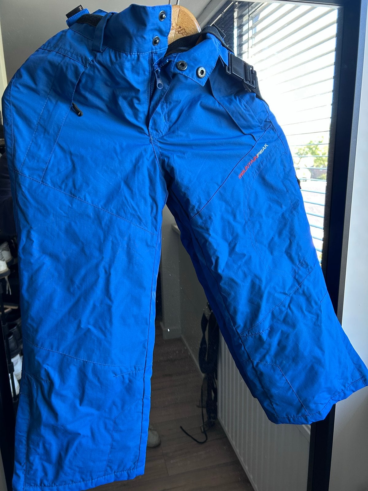 Mountain Peak skibroek - Blauw maat 116, Ophalen of Verzenden, Zo goed als nieuw, Broek
