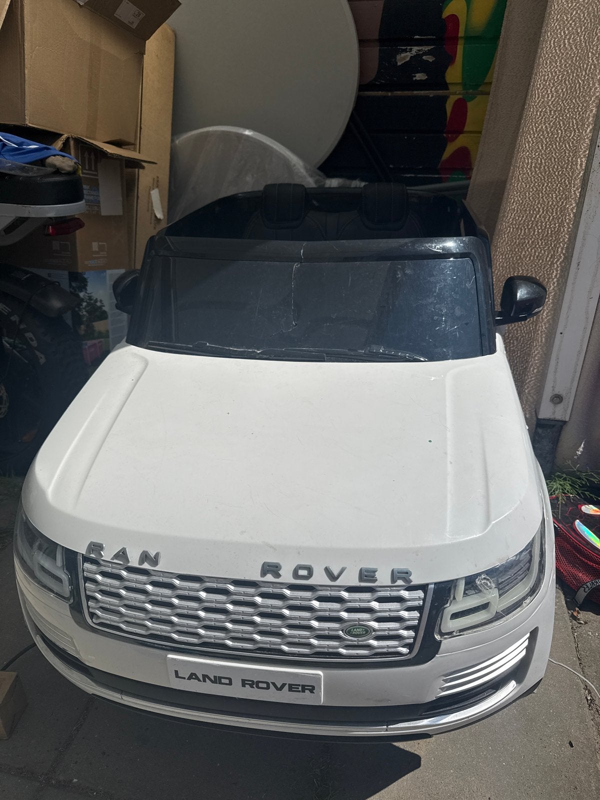 Range Rover elektrische kinderauto met afstandsbediening, Ophalen, Gebruikt, Overige typen