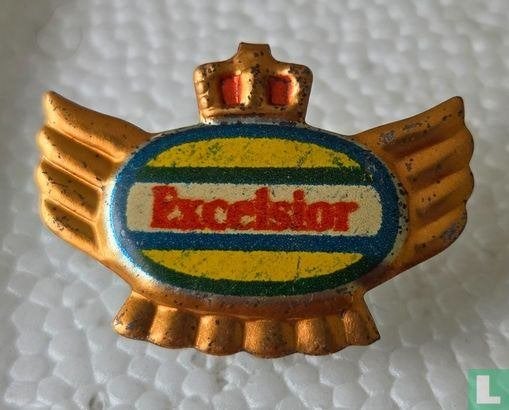 Speldje - Excelsior motor-cycle Great Britain, Ophalen of Verzenden, Gebruikt, Merk, Speldje of Pin