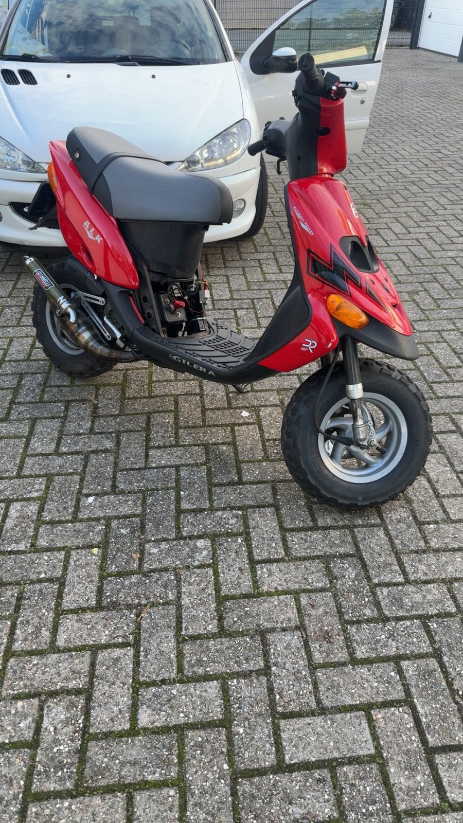 Gilera stalker blauwe top 70cc mvt dd  brom, Ophalen, Zo goed als nieuw, Tweetakt, Overige modellen