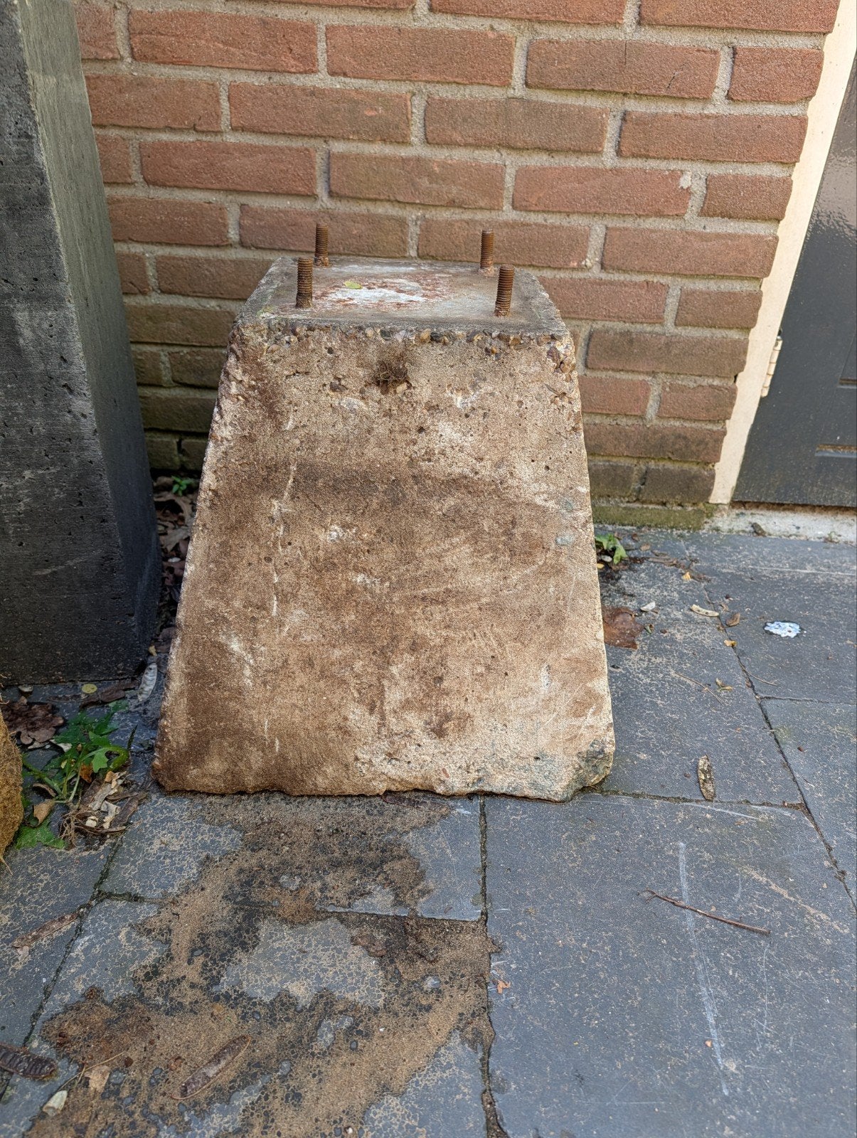 2 betonpoeren gratis op te halen, Ophalen, Gebruikt, Minder dan 180 cm, Overige typen