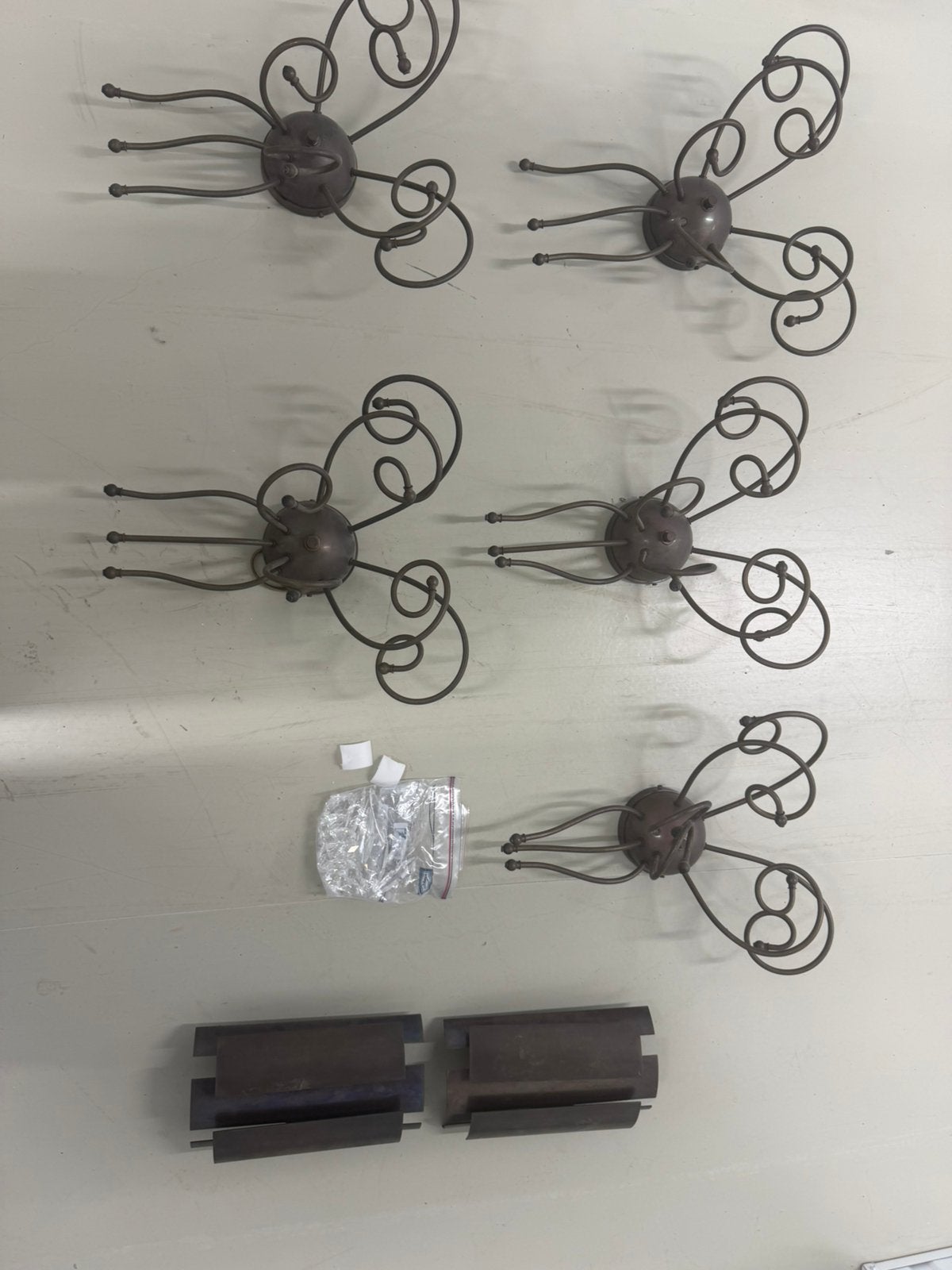 7x Ben demmers lampen met swarovski, Ophalen, Zo goed als nieuw, E27 (groot), Led-lamp
