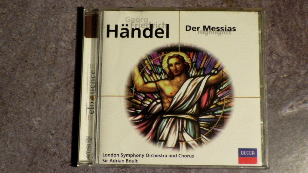 Händel : Messiah ( highlights) - Sir Adrian Boult, Cd's en Dvd's, Cd's | Klassiek, Ophalen of Verzenden, Zo goed als nieuw, Barok