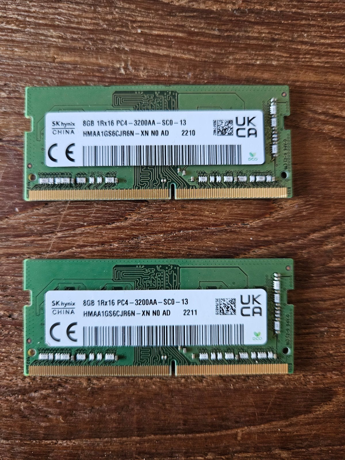 SK Hynix 8GB DDR4 RAM PC4-3200AA Laptop Geheugen, DDR4, 8 GB, Ophalen of Verzenden, Zo goed als nieuw