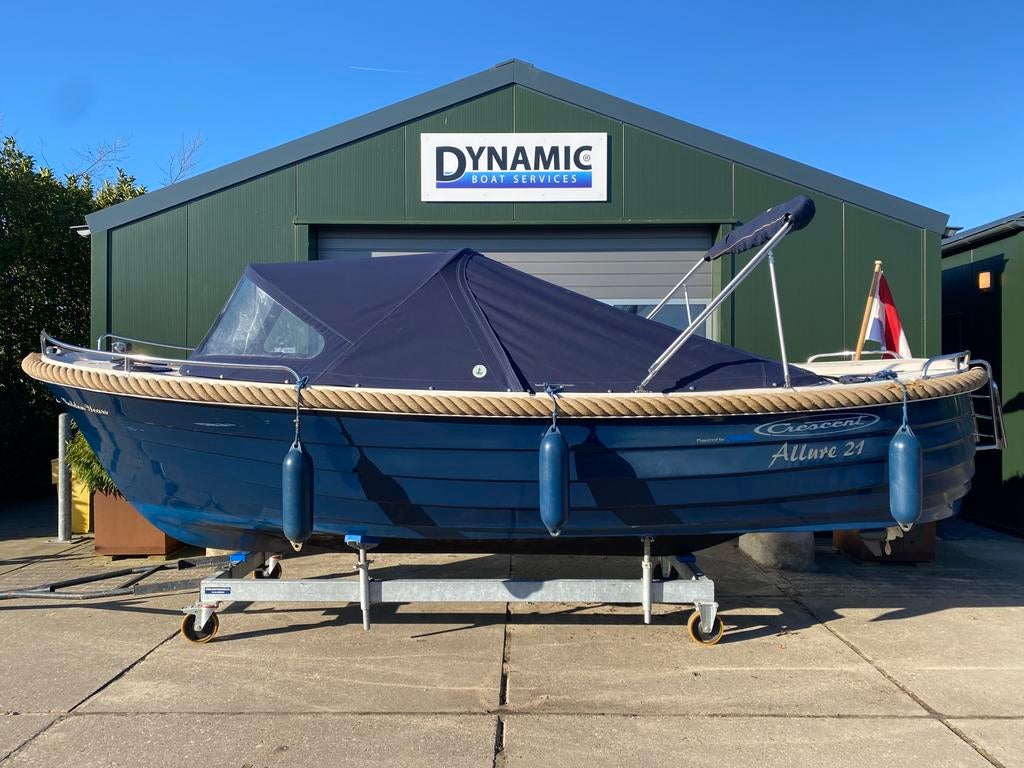Crescent allure 21 full option. Met Yamaha 9.9 high trust, Tot 10 pk, Ophalen of Verzenden, Zo goed als nieuw, 3 tot 6 meter