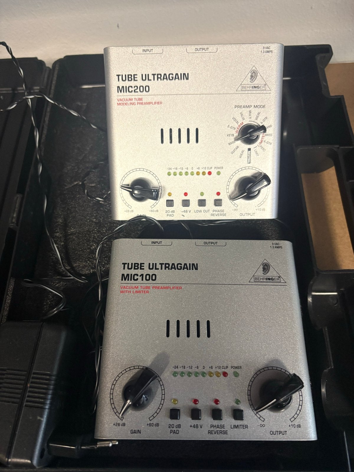 Behringer Tube Ultragain MIC200 & MIC100, Ophalen of Verzenden, Zo goed als nieuw