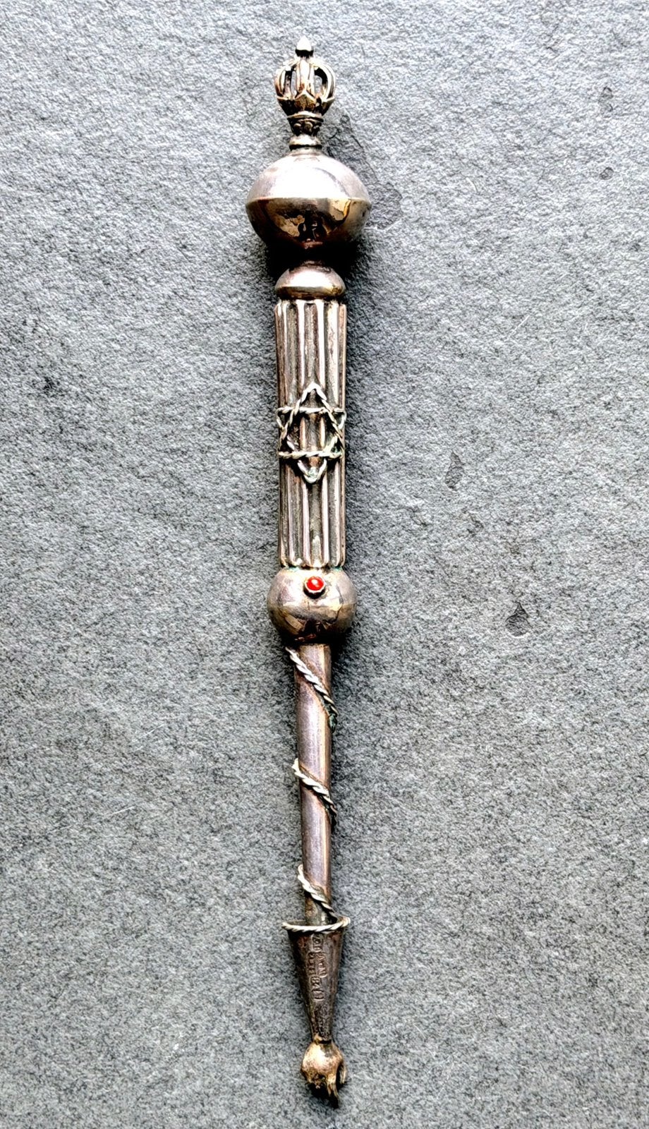 Antieke zilveren Jad uit 1812 (judaica, torah aanwijzer), Ophalen of Verzenden, Zilver
