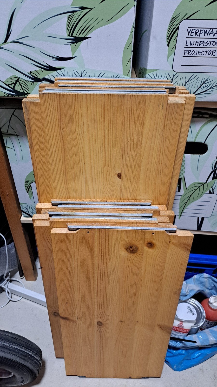 IKEA IVAR 5 planken speciaal gemaakt 57 x 30 centimeter, Ophalen, Minder dan 25 mm, Zo goed als nieuw, Plank