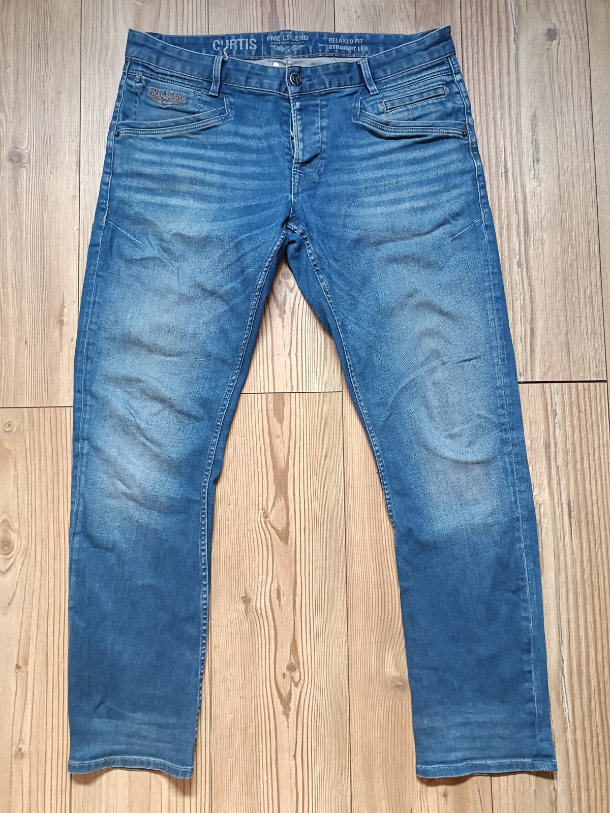 PME Legend stretch maat 36-34, Kleding | Heren, Spijkerbroeken en Jeans, Ophalen of Verzenden, Zo goed als nieuw, Blauw, W36 - W38 (confectie 52/54)