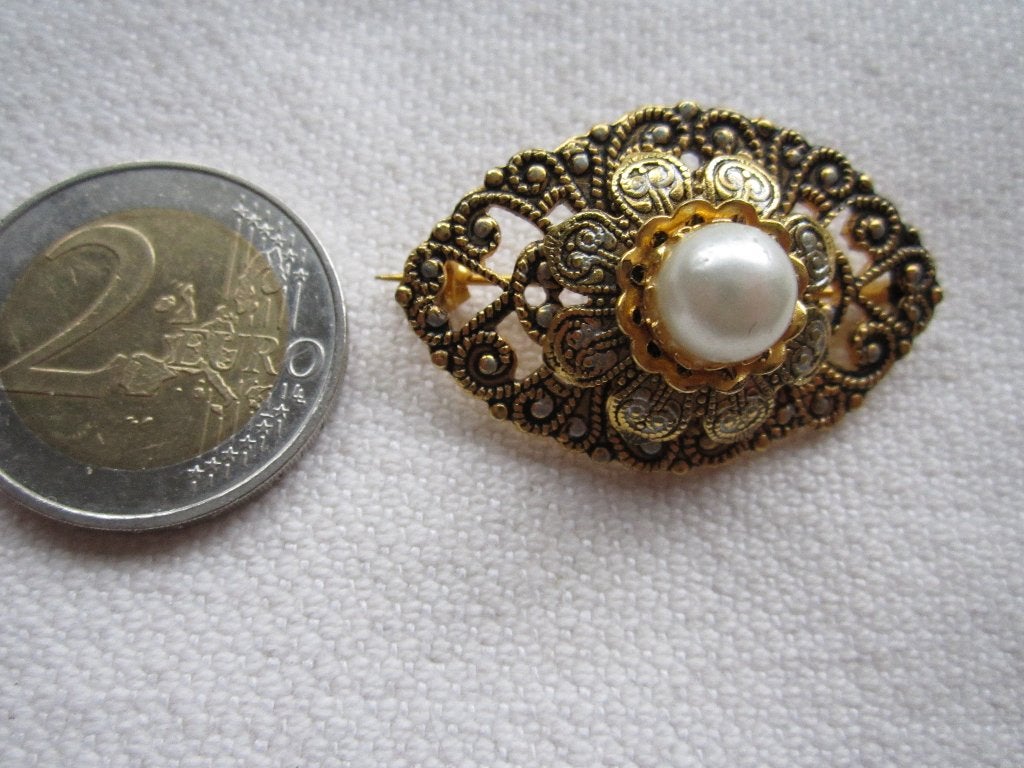 7.   Schitterende oude broche, Ophalen, Overige materialen, Broche