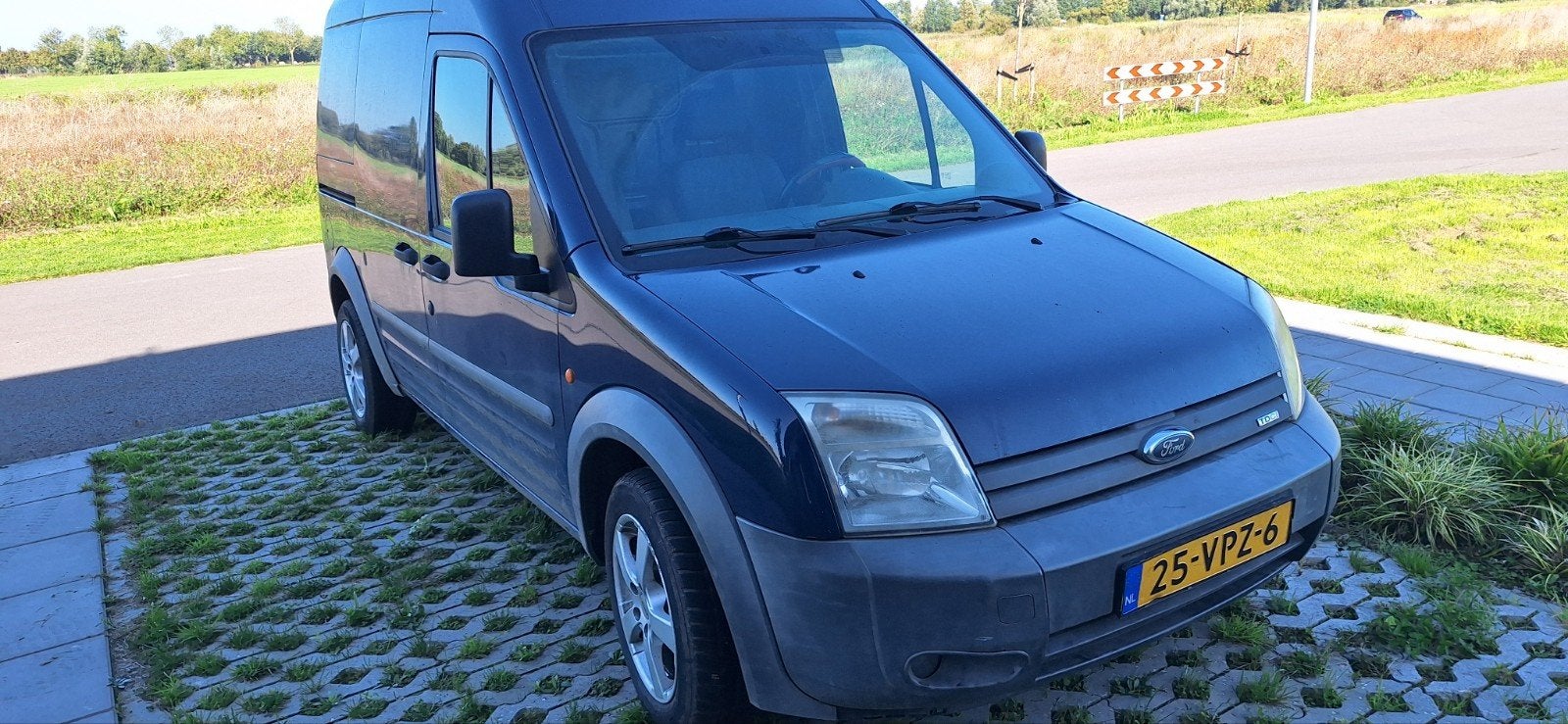 Ford Transit Connect 1.8 Tdci T230l VAN 81 2008, Voorwielaandrijving, 4 cilinders, Blauw, Origineel Nederlands
