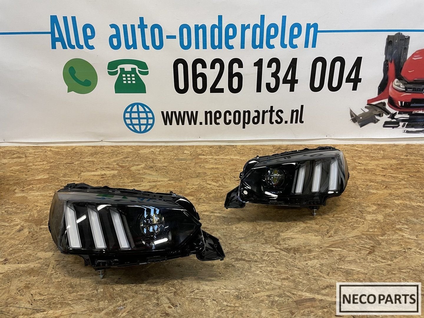 PEUGEOT 208 2008 FULL LED KOPLAMPEN COMPLEET ORIGINEEL, -, -, -
