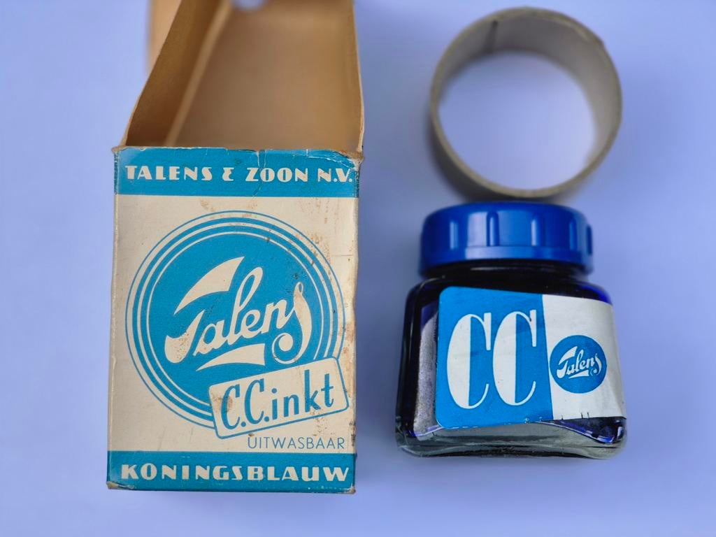 Talens Apeldoorn C.C.Ink Royal Blue potje met doosje, Ophalen of Verzenden, Overige typen