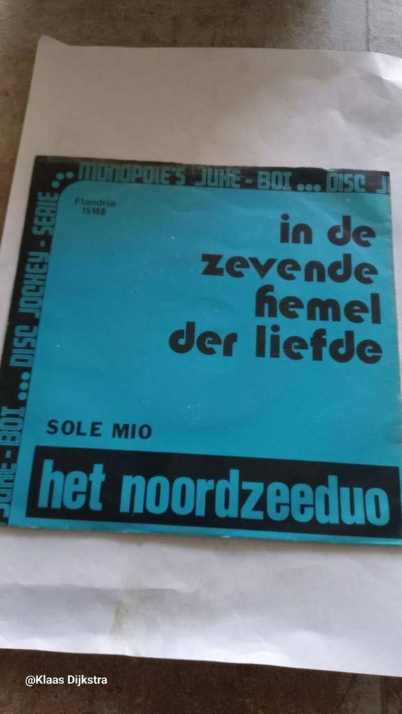 Het Noordzeeduo - In De Zevende Hemel Der Liefde (Single), Cd's en Dvd's, Gebruikt, 7 inch, Single, Ophalen of Verzenden