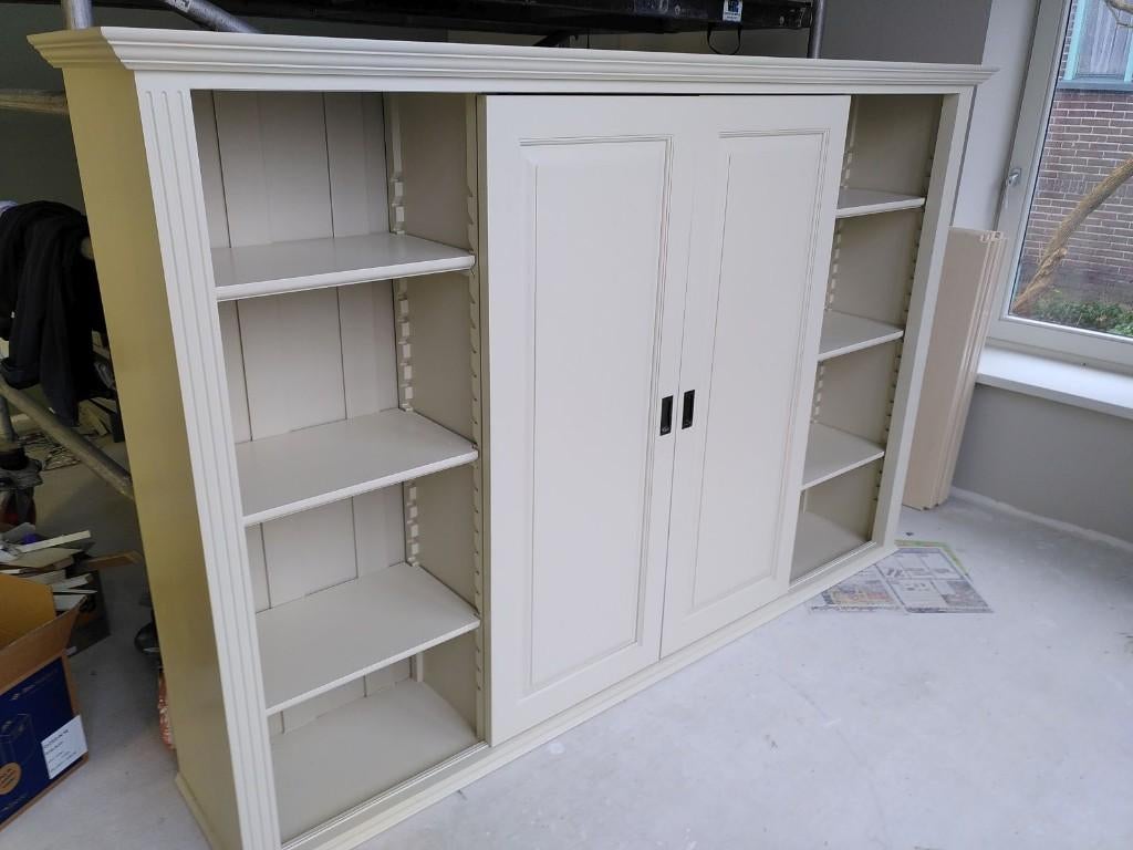 Mooi landelijk TV meubel, Ophalen, 200 cm of meer, 25 tot 50 cm, Landelijk