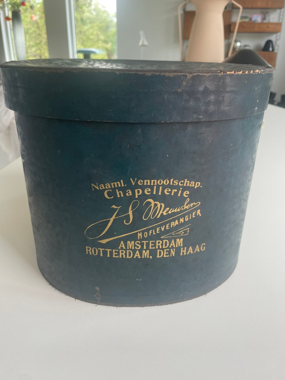 Oude hoedendoos, Ophalen of Verzenden, Zo goed als nieuw
